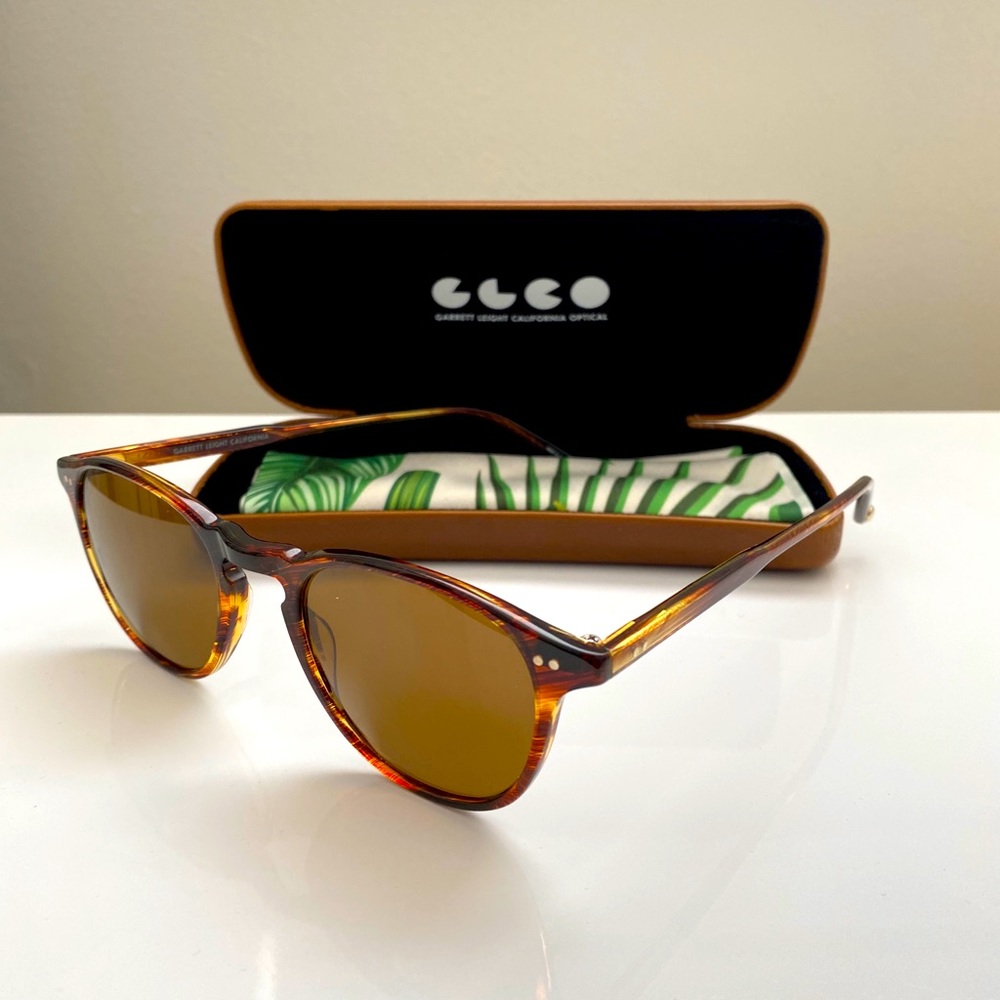 Garrett Leight Hampton Sun Chestnut Sunglasses